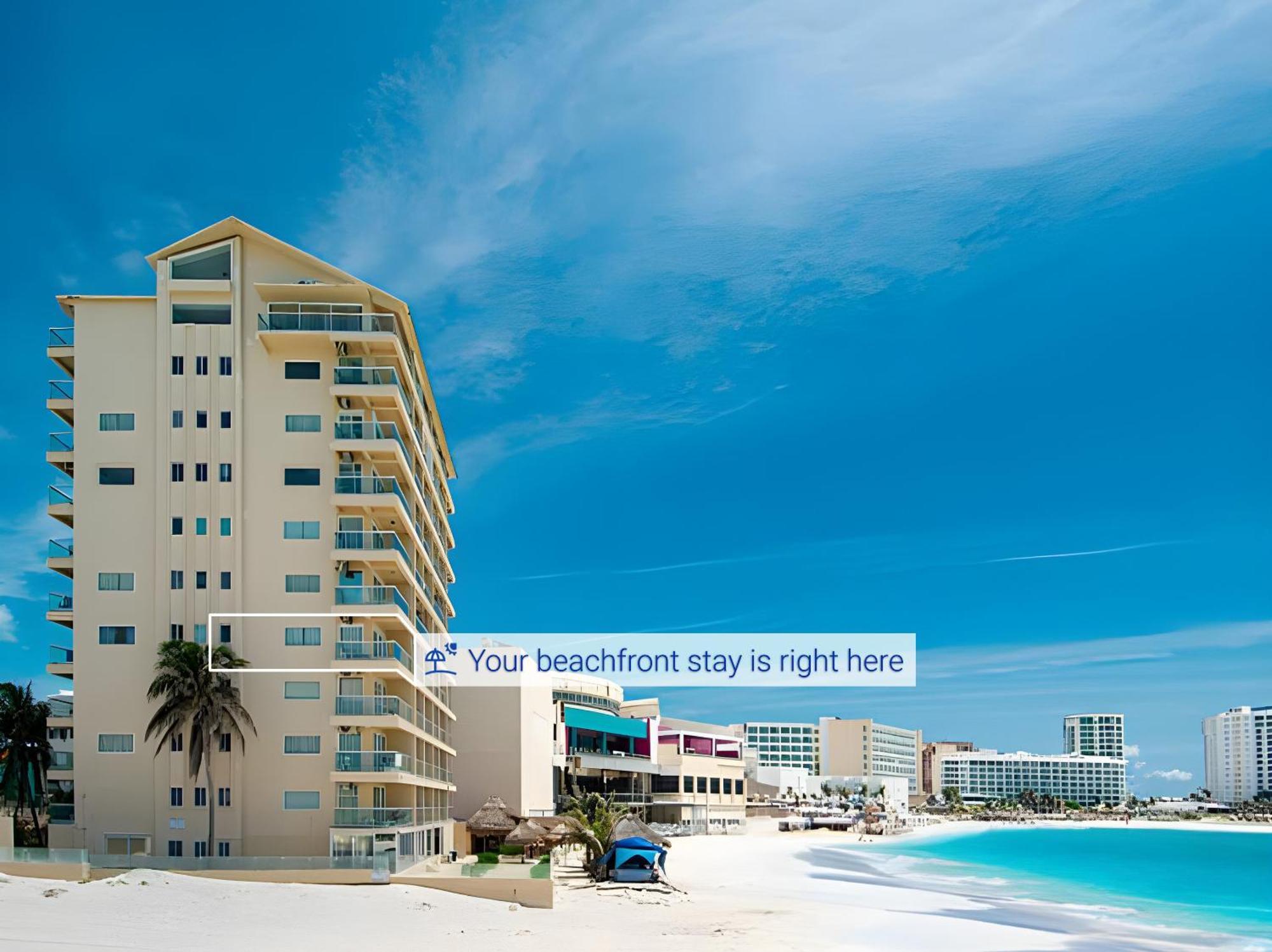 Paradise Beachfront & Nightlife Heart Cancún Exteriér fotografie